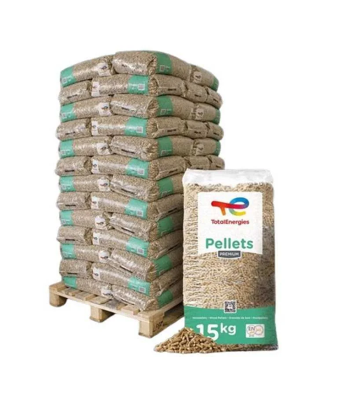 TotalEnergies Holzpellets 15kg x 65 Sack 975kg