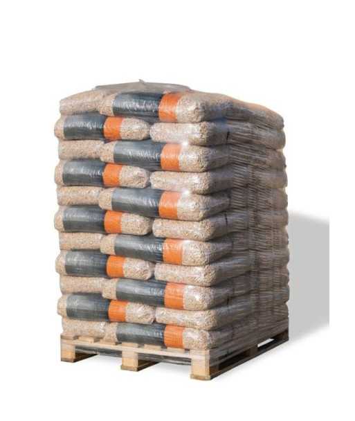 HS Timber Holz Pellets Sackware 15kg Sack 66 Sack Palette